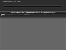 Tablet Screenshot of manuelvillaarq.com